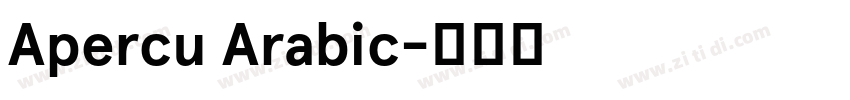 Apercu Arabic字体转换